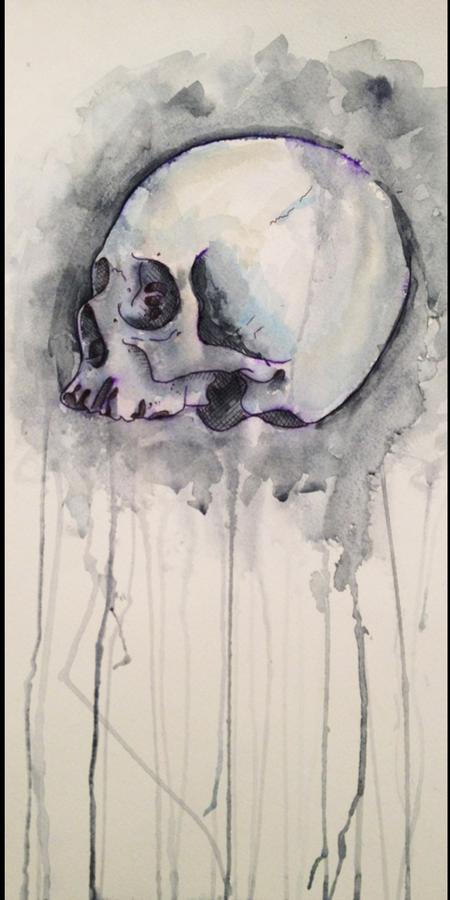 Ricky Borchert - Blue Skull